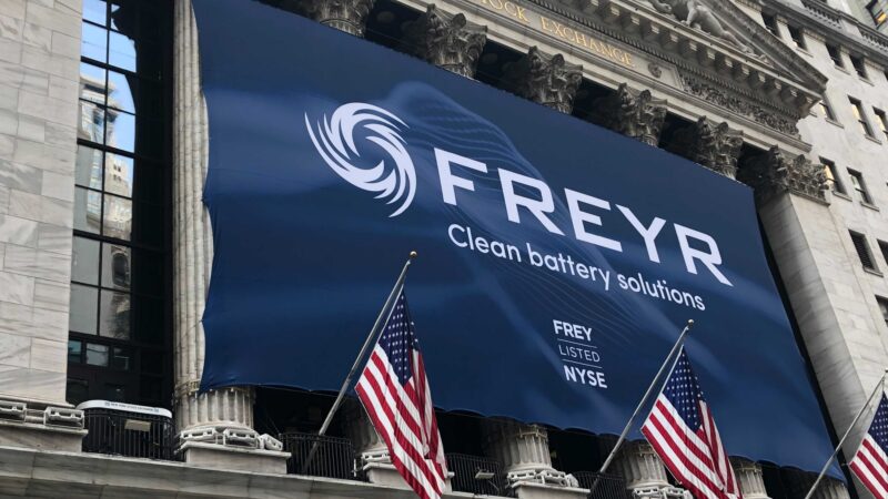 FREYR Battery NYSE banner