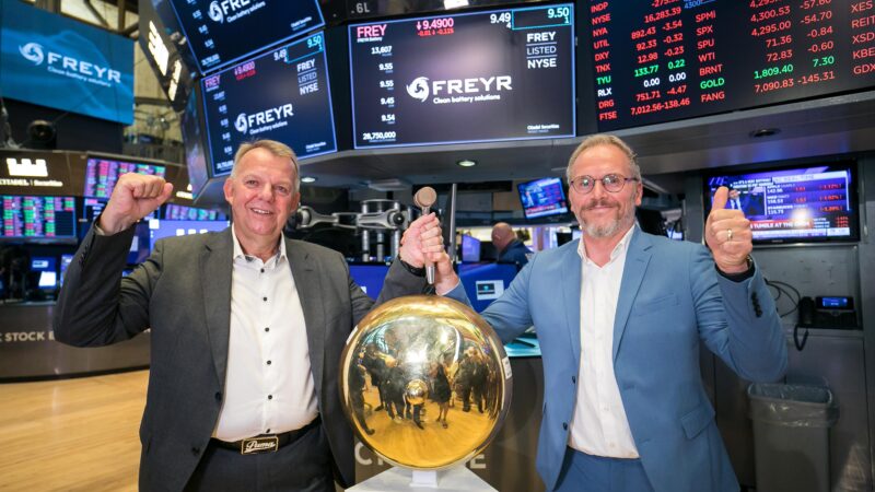 Torstein D Sjøtveit Tom Einar Jensen NYSE Bell ringing