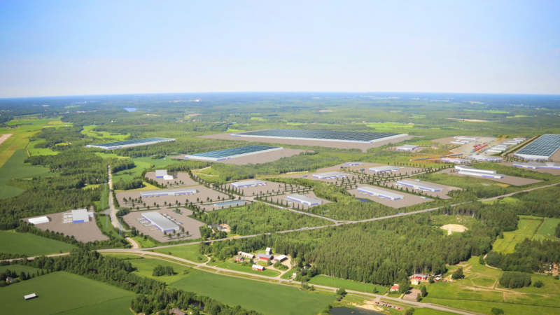 Vaasa gigafactory area